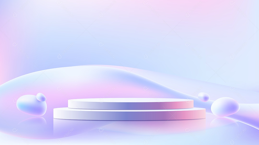 Cenário Realista 3D Ilustração Vetor EPS