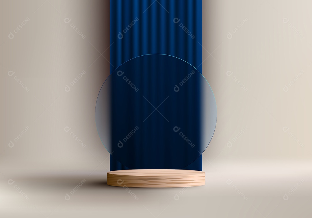 Cenário Realista 3D Ilustração Vetor EPS