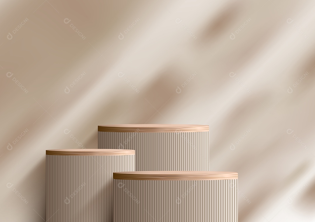 Cenário Realista 3D Ilustração Vetor EPS