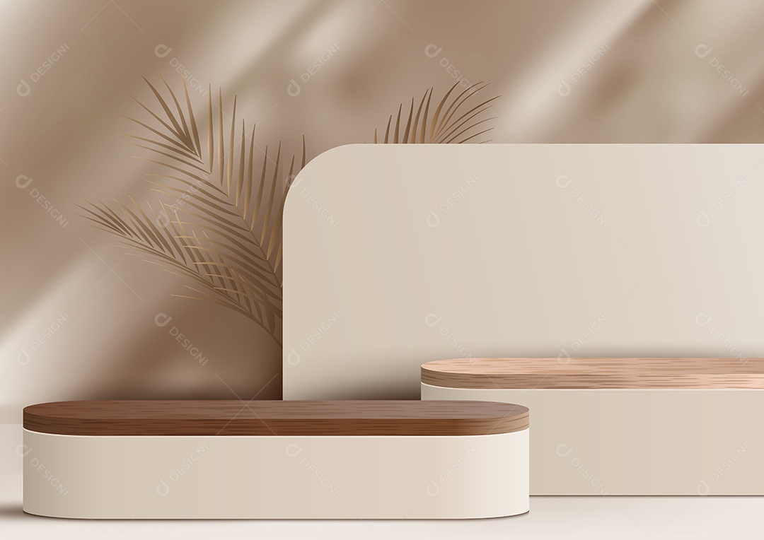 Cenário Realista 3D Ilustração Vetor EPS