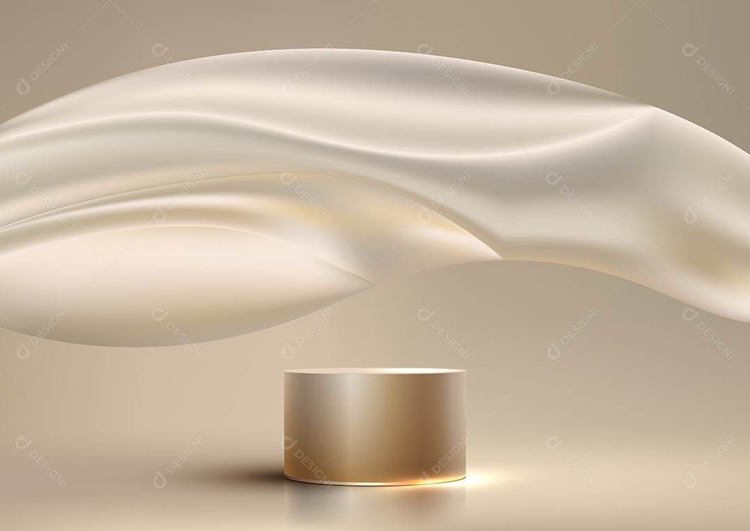 Cenário Realista 3D Ilustração Vetor EPS