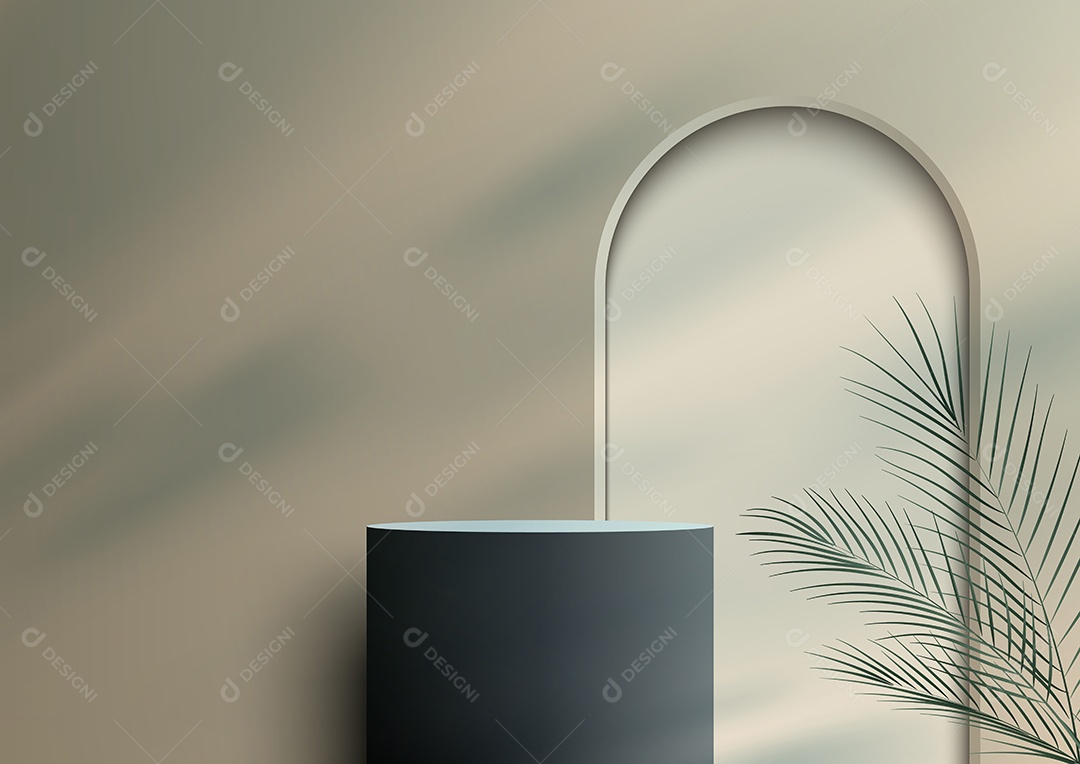 Cenário Realista 3D Ilustração Vetor EPS