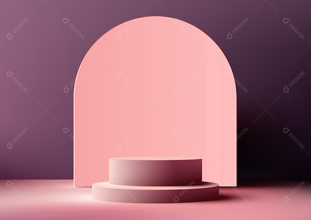 Cenário Realista 3D Ilustração Vetor EPS