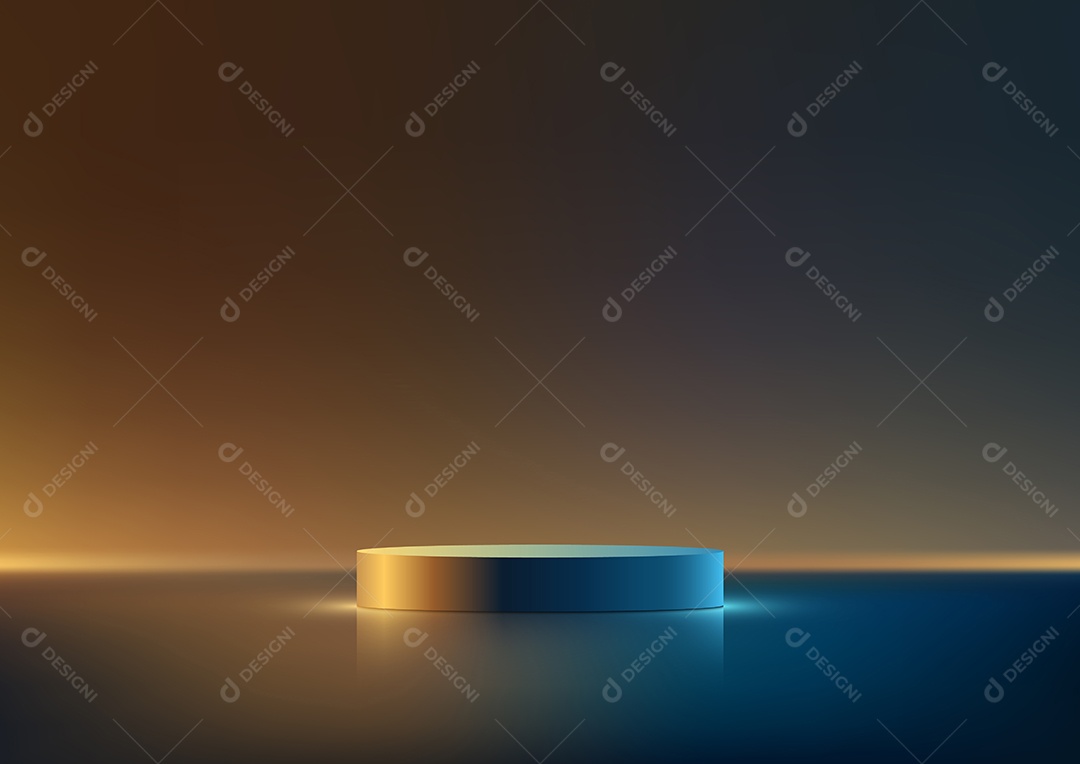 Cenário Realista 3D Ilustração Vetor EPS