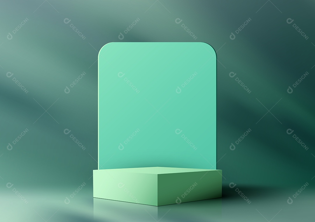 Cenário Realista 3D Ilustração Vetor EPS