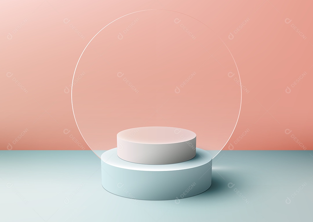 Cenário Realista 3D Ilustração Vetor EPS