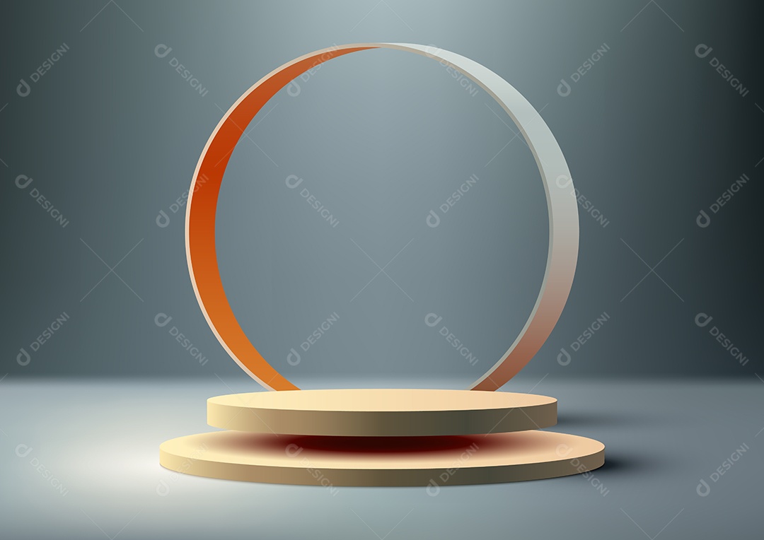 Cenário Realista 3D Ilustração Vetor EPS