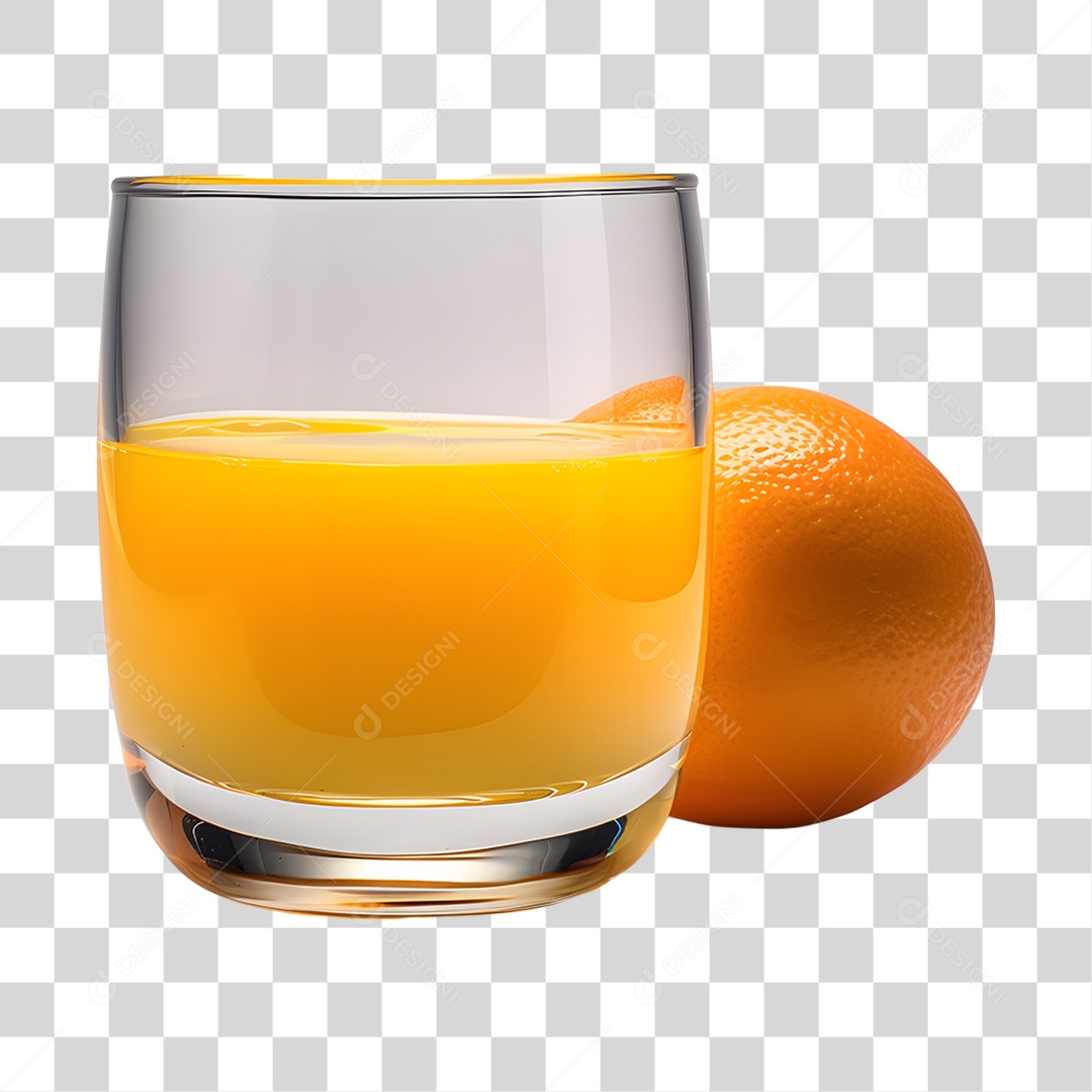 Copo de suco fruta PNG Transparente