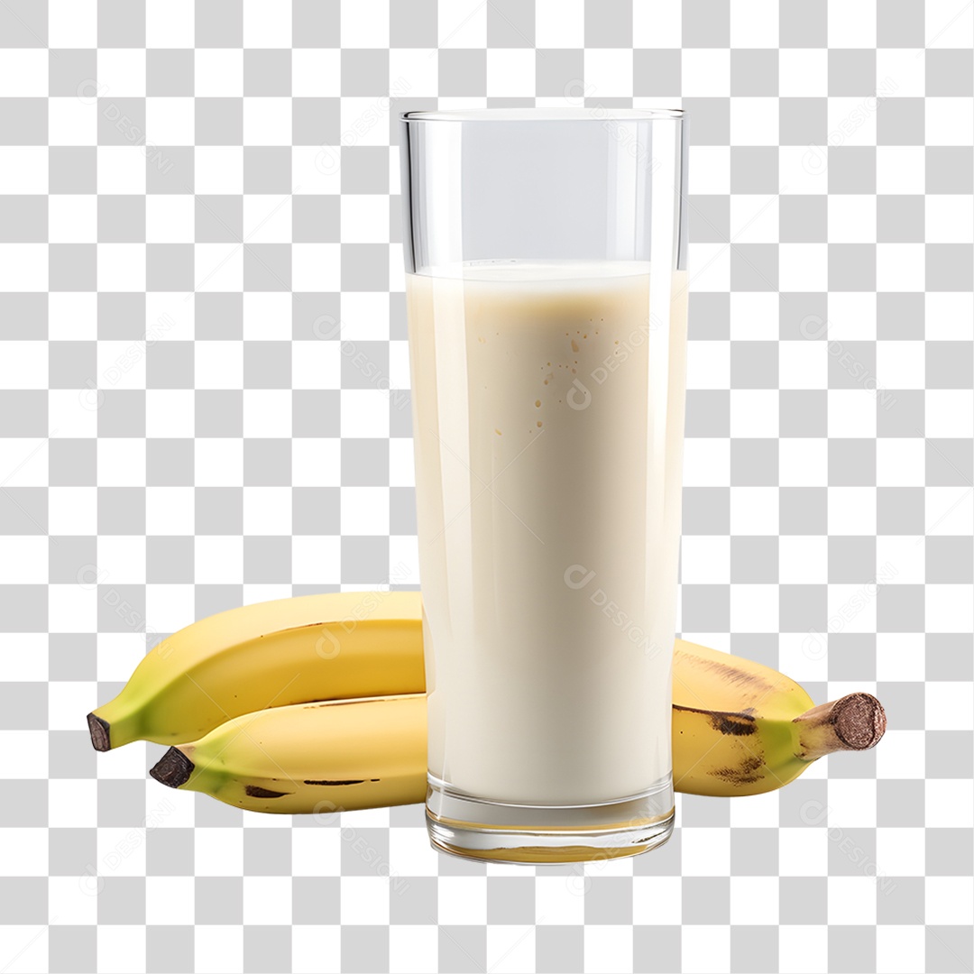 Copo de bebida batida de fruta PNG Transparente