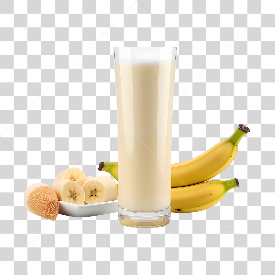 Copo de bebida batida de fruta PNG Transparente