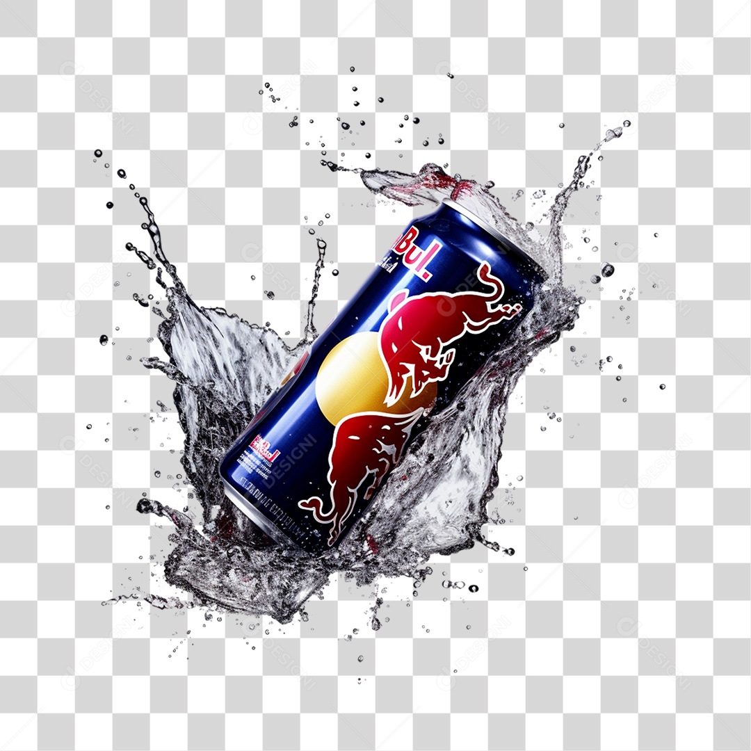 Bebida gelada lata de energético