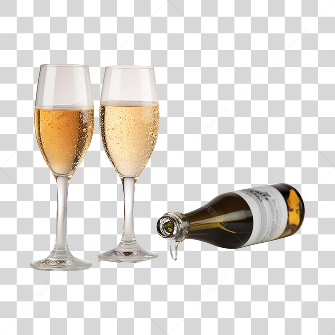 Copo de bebida alcoólica PNG Transparente