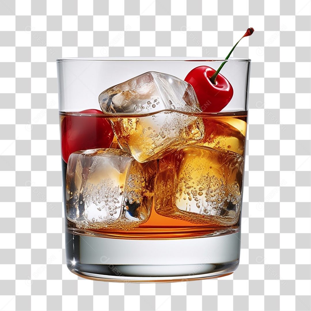 Copo de bebida alcoólica PNG Transparente