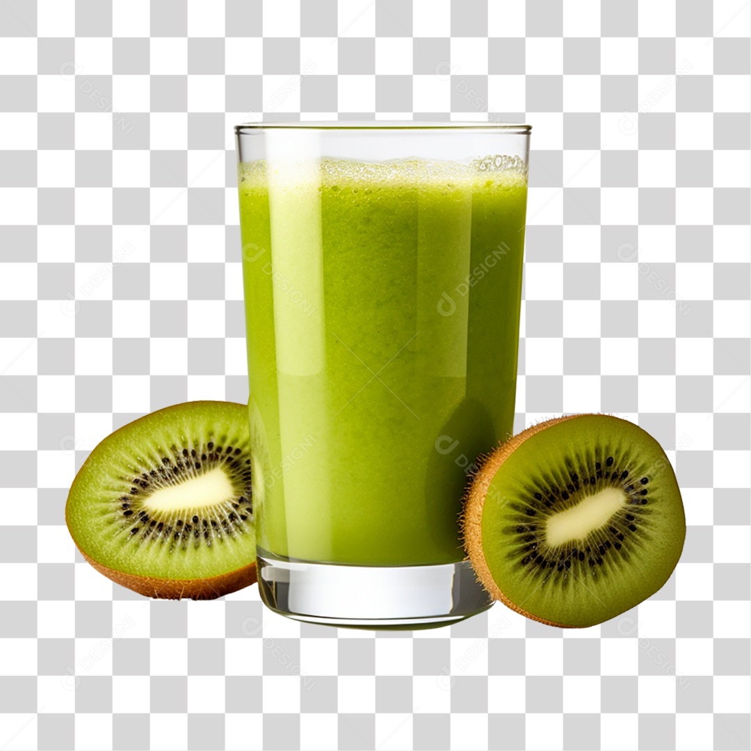 Suco de kiwi fruta PNG Transparente