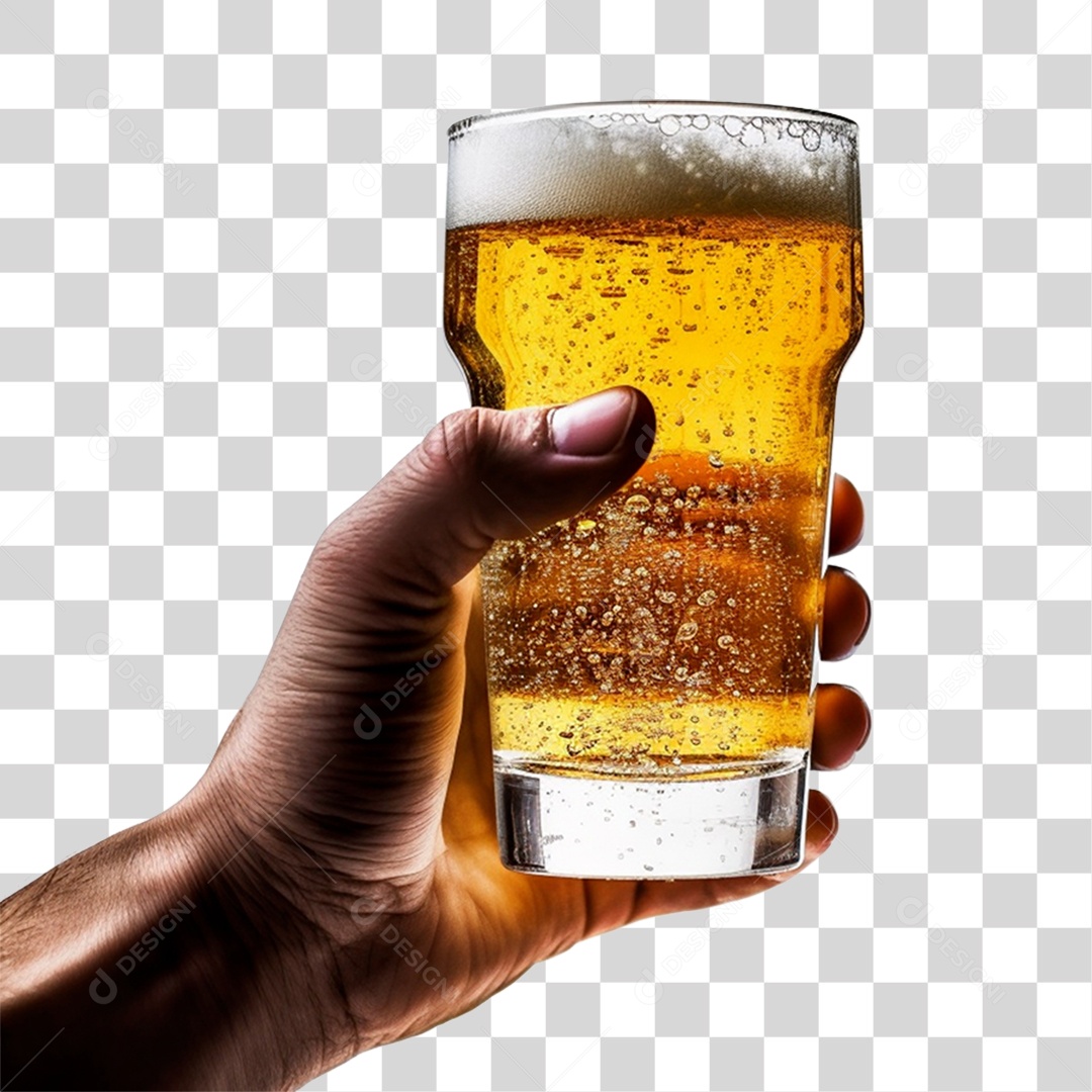 Mãos de pessoa segurando Copo de bebida alcoólica PNG Transparente