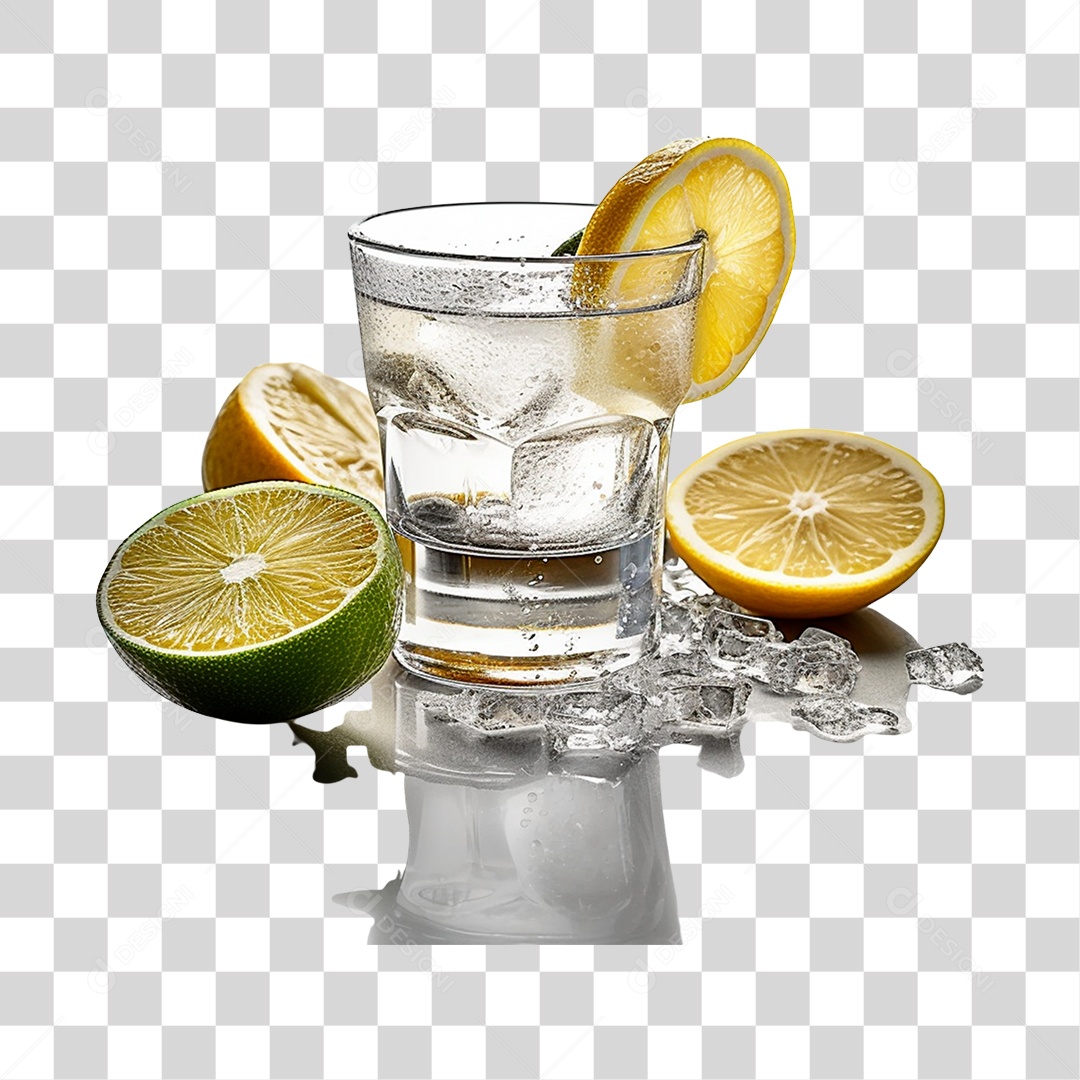 Copo de bebida alcoólica PNG Transparente