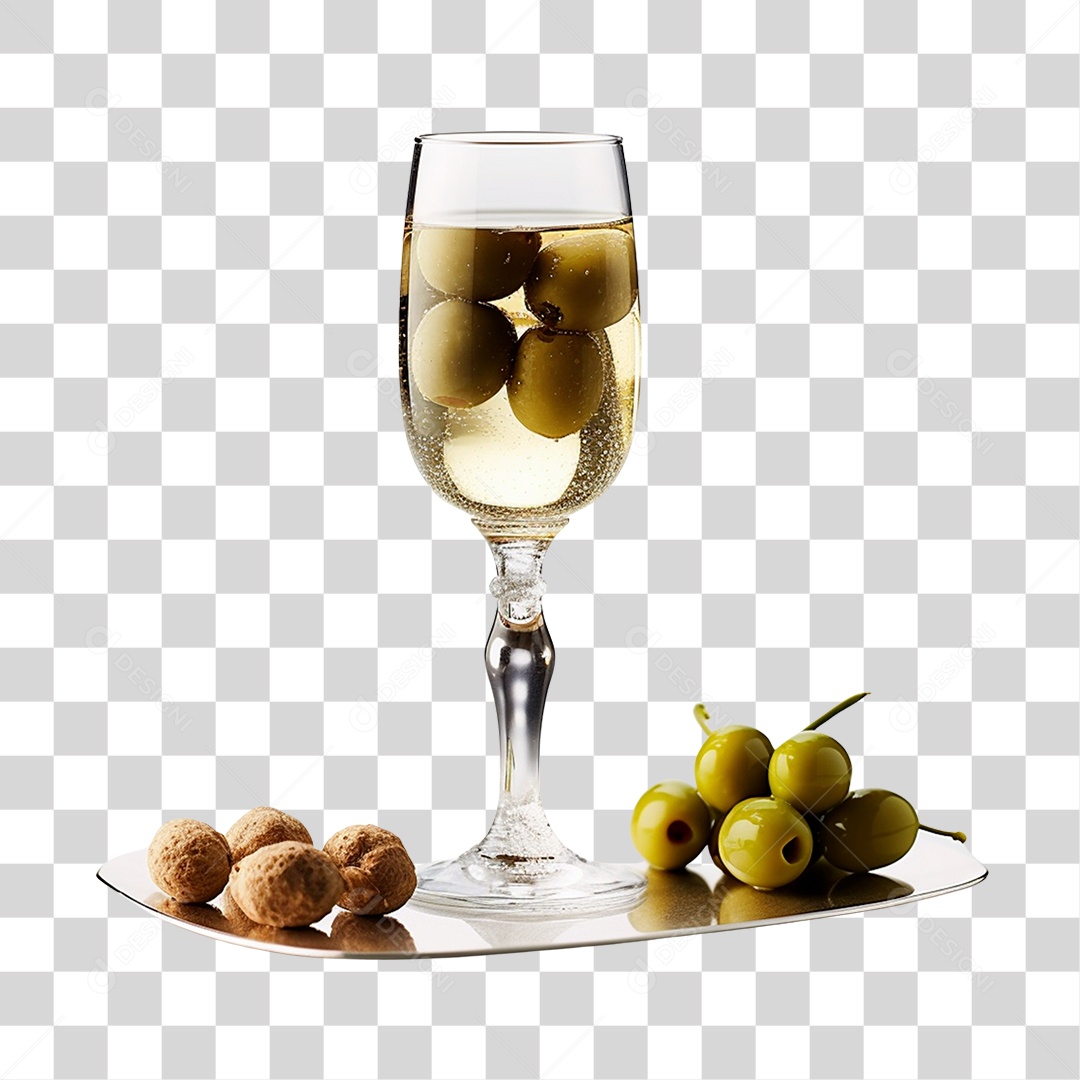 Copo de bebida alcoólica PNG Transparente