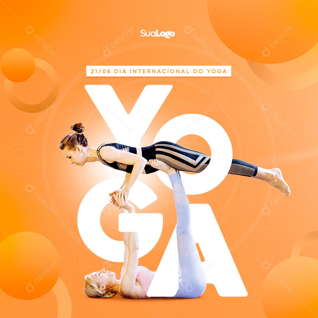 Dia Internacional Do Yoga 21/06 Social Media PSD Editável