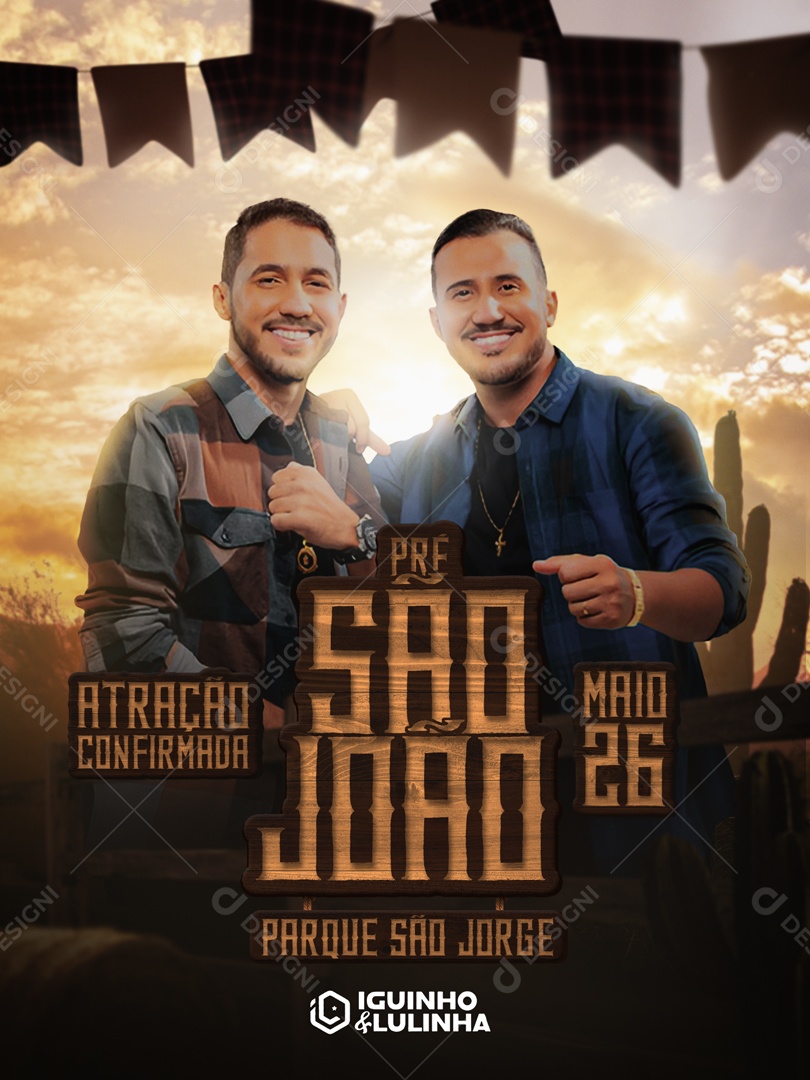 26 de maio Pre São João Social Media PSD Editável