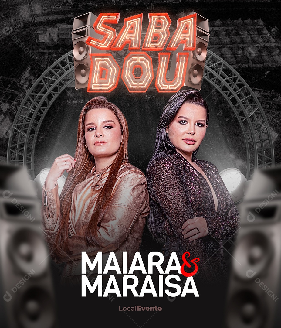 Maiara e Maraisa Sabadou Social Media PSD Editável