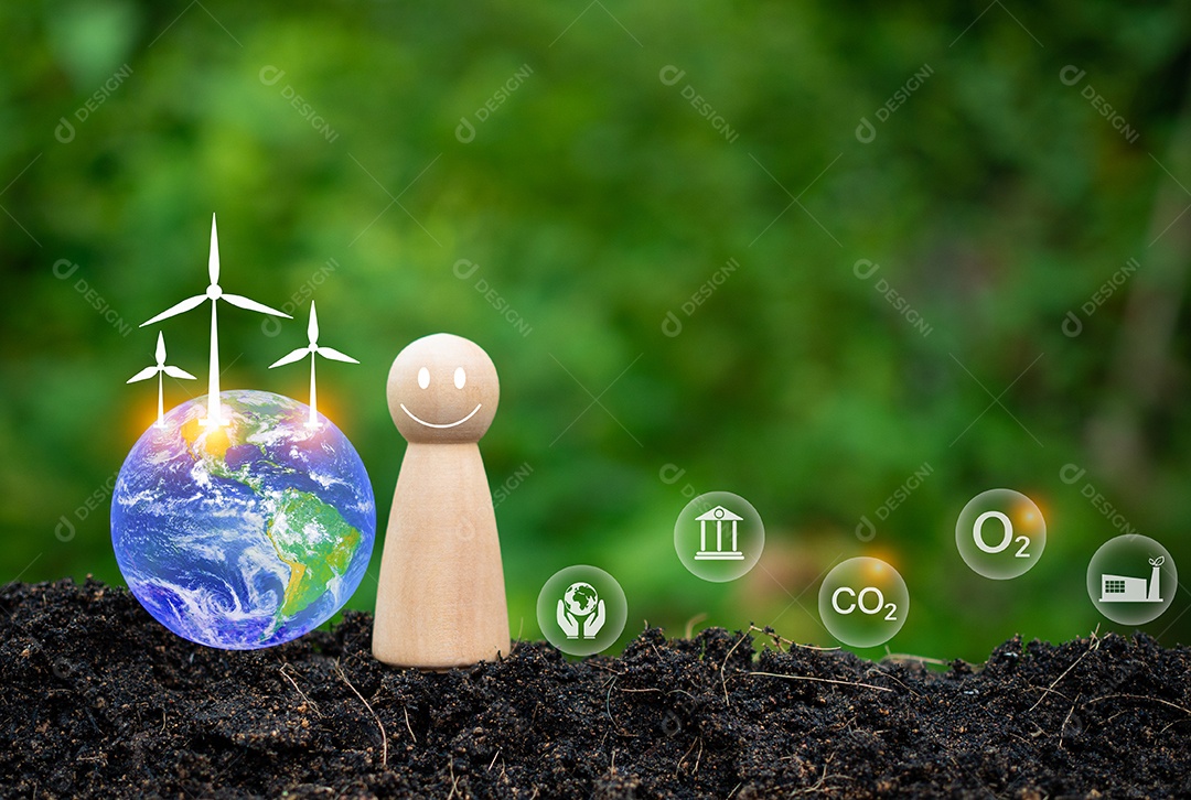 Conceito ESG para meio ambiente, sociedade e governança em sustentabilidade.