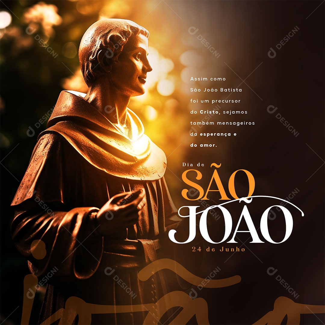 Social Media Dia De São João 24 de Junho PSD Editável