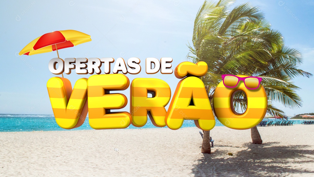 Ofertas de Verão Social Media PSD Editável