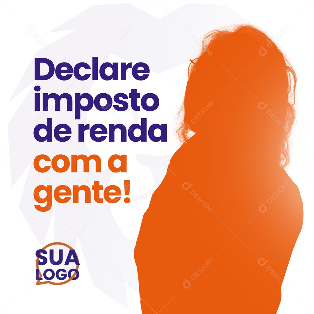 Declare Imposto de Renda Com a Gente Contabilidade Social Media PSD Editável