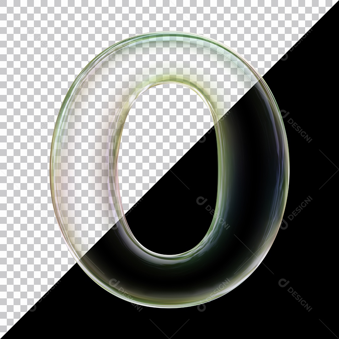 Número De Bolha 0 Elemento 3D Para Composição PSD