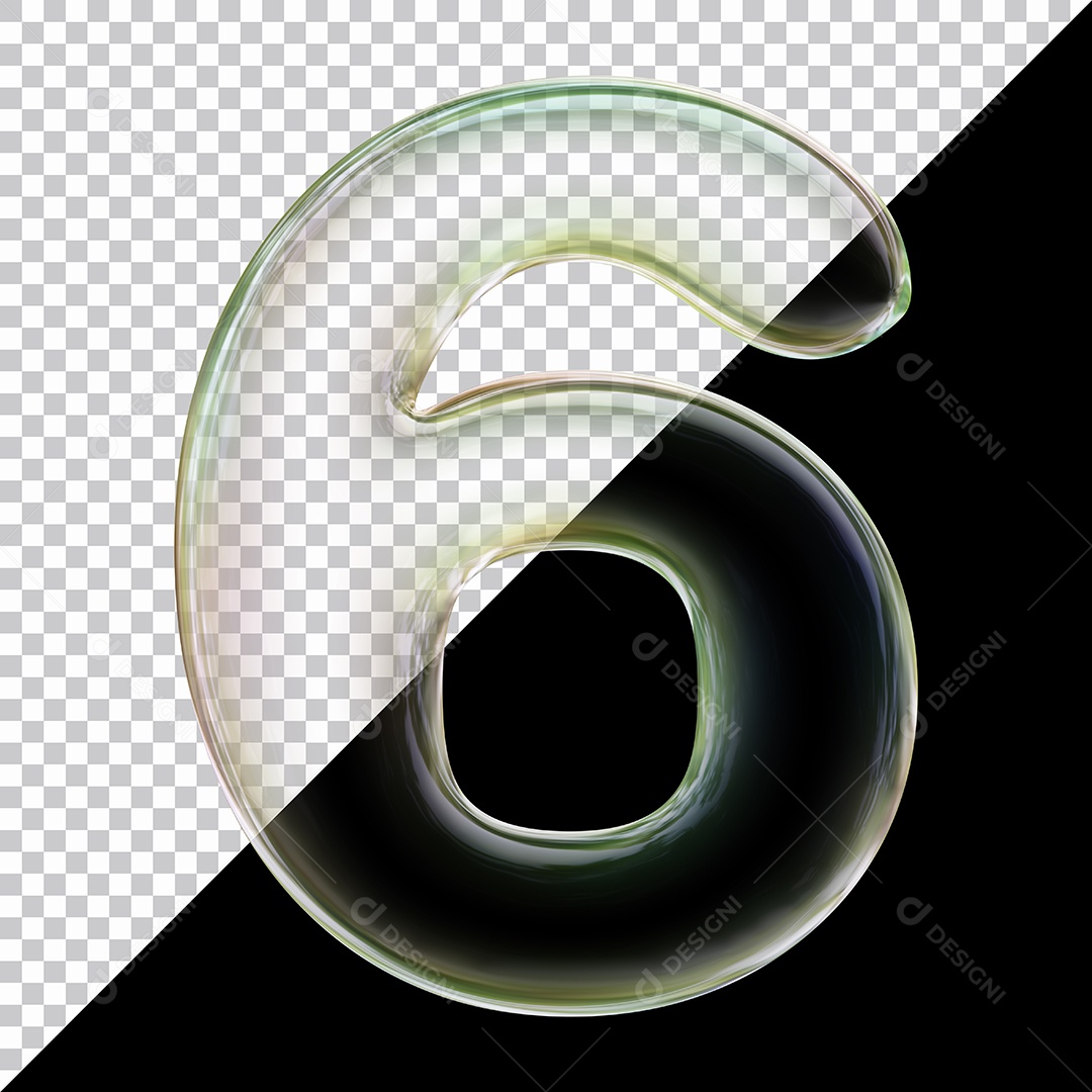 Número De Bolha 0 Elemento 3D Para Composição PSD