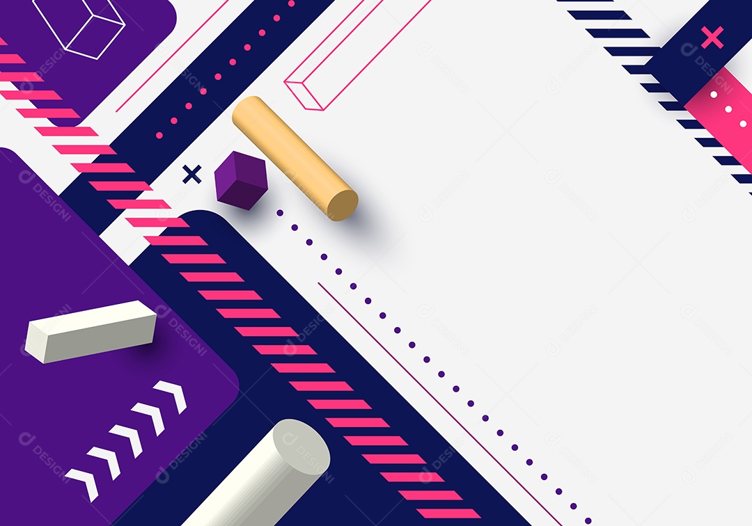 Fundo Realista 3D Vetor EPS