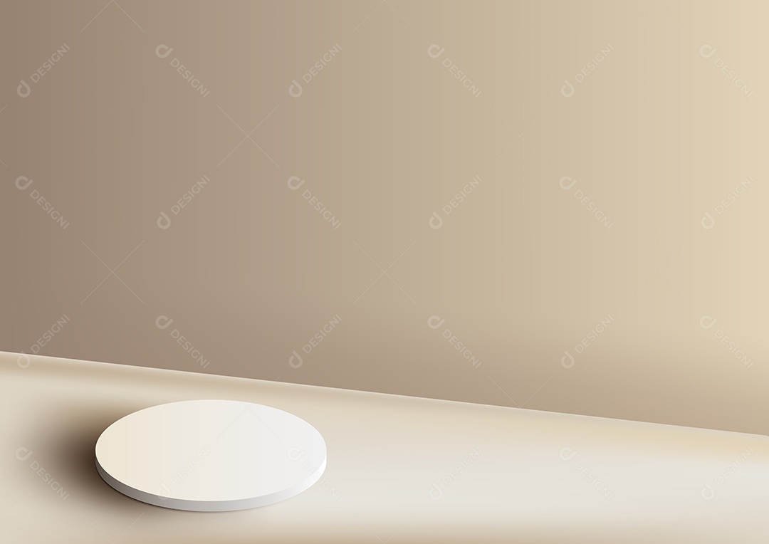 Cenário Realista 3D Ilustração Vetor EPS