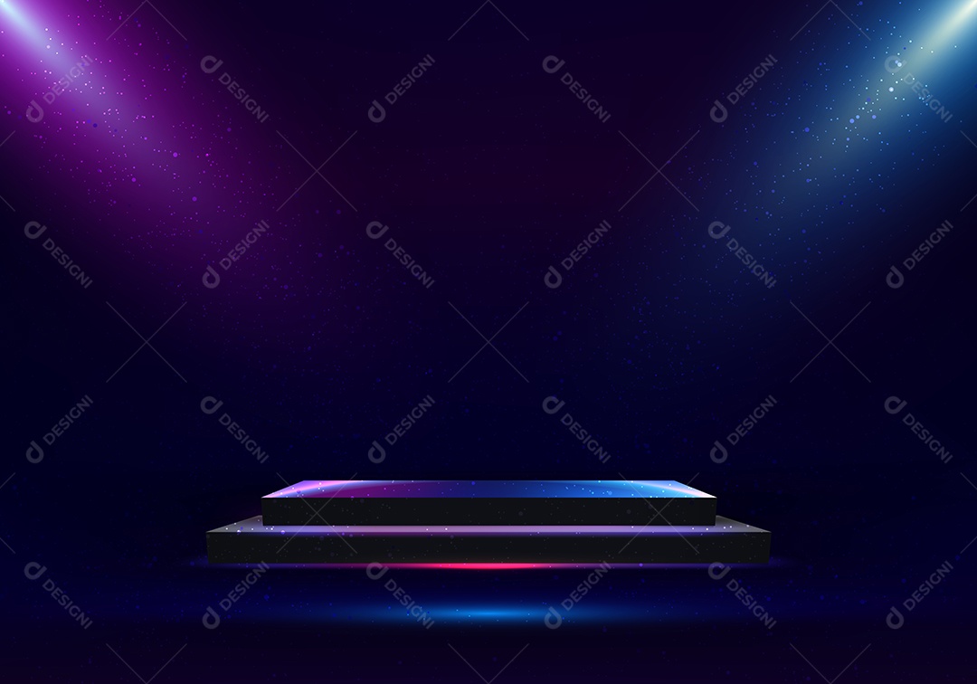 Cenário Realista 3D Ilustração Vetor EPS