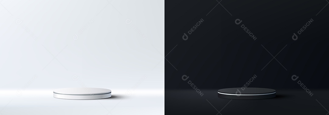 Cenário Realista 3D Ilustração Vetor EPS