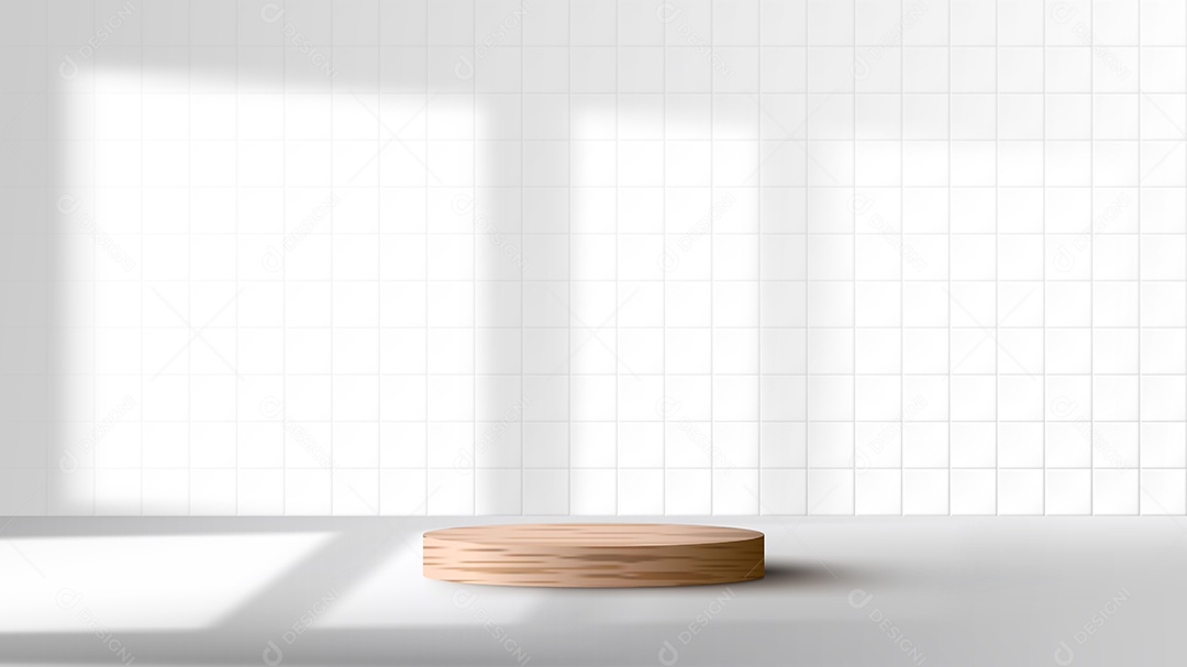 Cenário Branco Realista Ilustração Vetor EPS