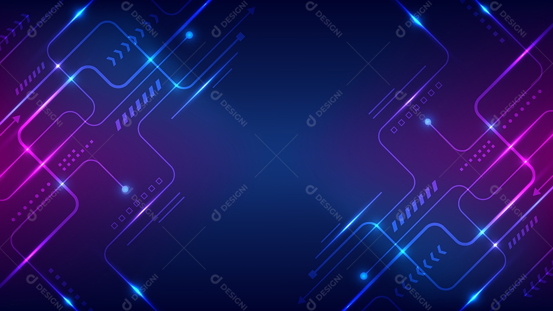 Cenário Futurista Realista Ilustração Vetor EPS