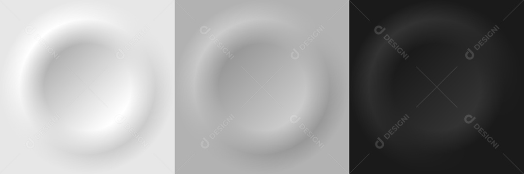 Cenário Branco Cinza e Preto Realista Ilustração Vetor EPS