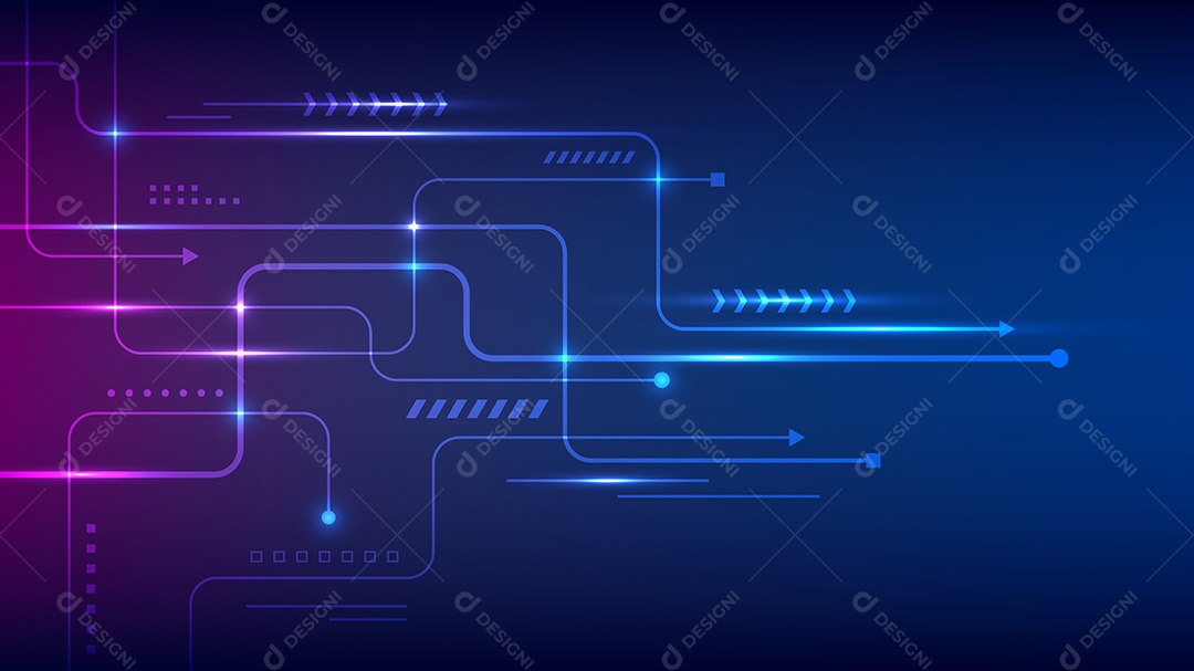 Cenário Futurista Realista Ilustração Vetor EPS