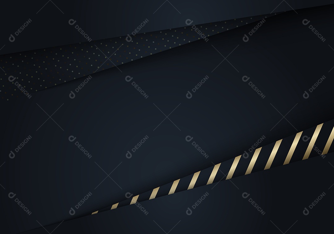 Cenário Preto Realista 3D Ilustração Vetor EPS