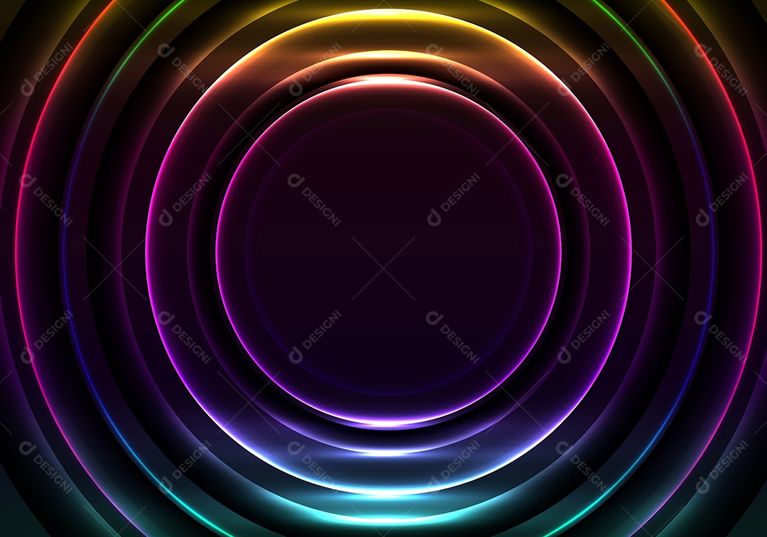 Cenário Futurista Realista Ilustração Vetor EPS