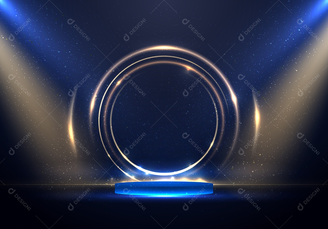 Cenário Realista 3D Ilustração Vetor EPS