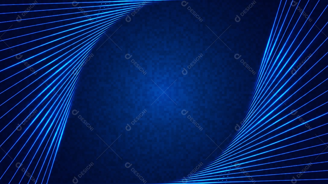 Cenário Azul Realista 3D Ilustração Vetor EPS