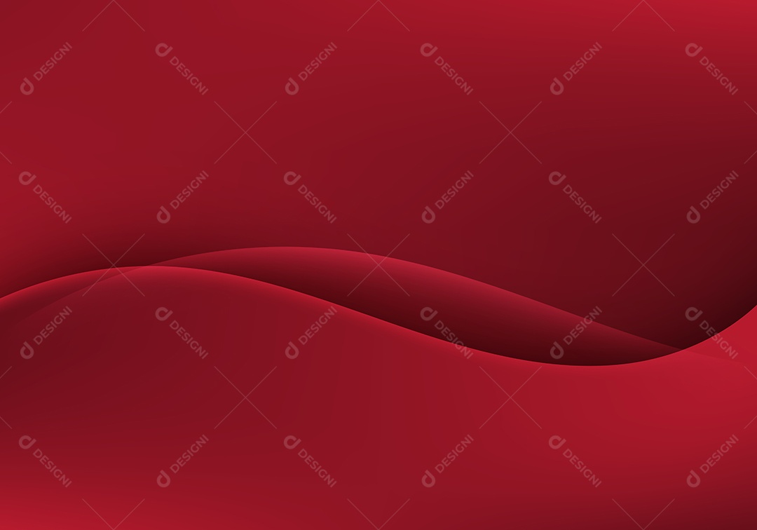 Cenário Vermelho Realista 3D Ilustração Vetor EPS