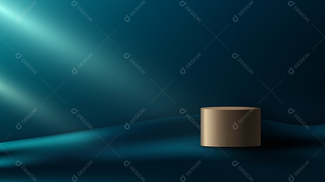 Cenário Realista 3D Ilustração Vetor EPS