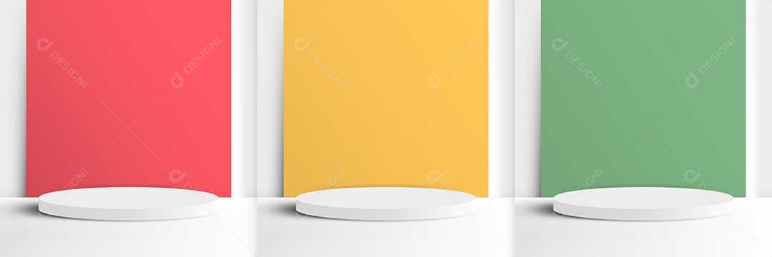 Fundo Realista Coloridos Ilustração Vetor EPS