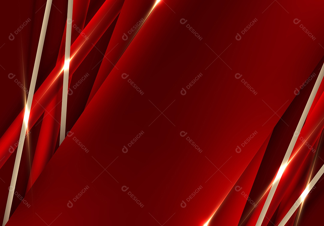 Cenário Vermelho Realista Ilustração Vetor EPS