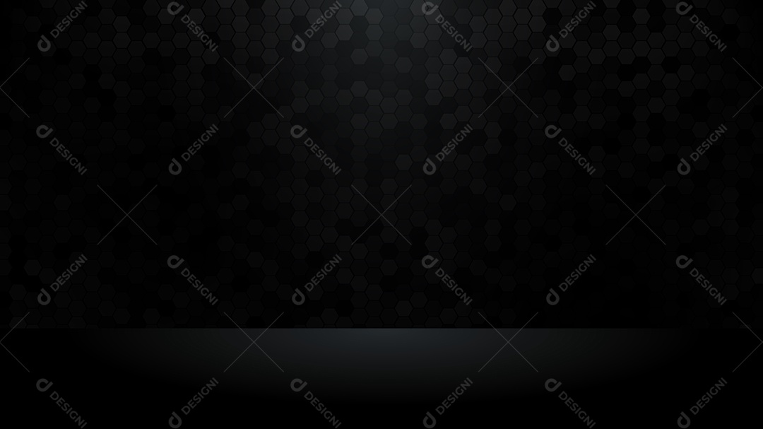 Fundo Preto Realista 3D Vetor EPS