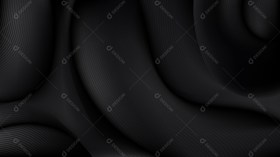 Fundo Preto Realista 3D Vetor EPS