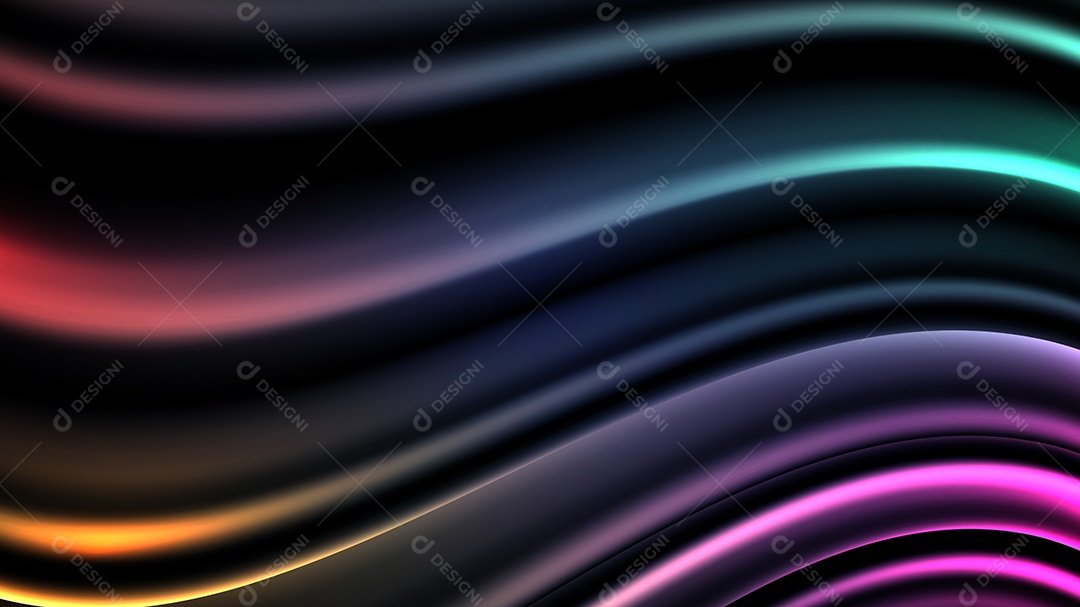 Fundo Colorido Realista 3D Vetor EPS