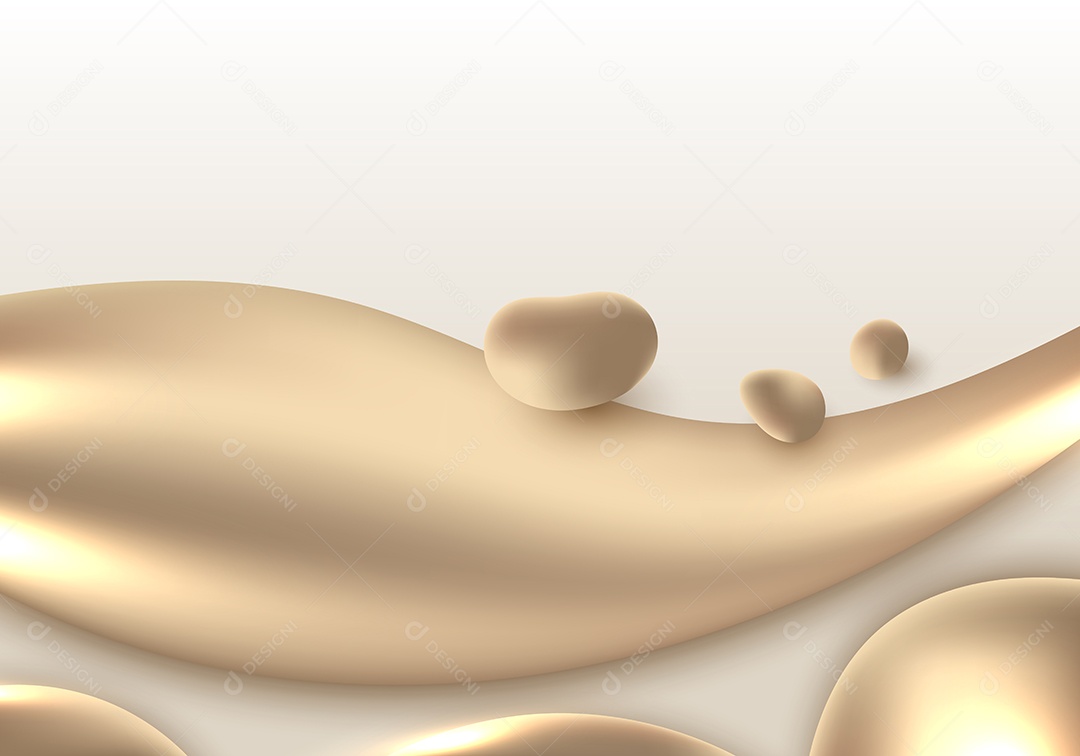 Fundo Realista 3D Vetor EPS